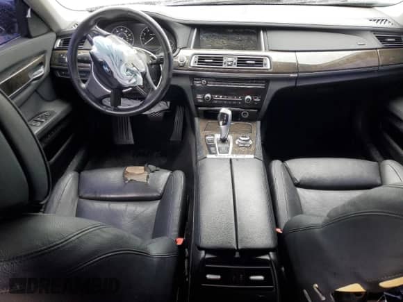 2013 BMW 7 Series 740Li xDrive with VIN WBAYF4C55DD127385, listed as a Copart auction lot 56034945 with 115,580 mi miles and Salvage title. Bid and sale history available at DreamBid. Image 8.