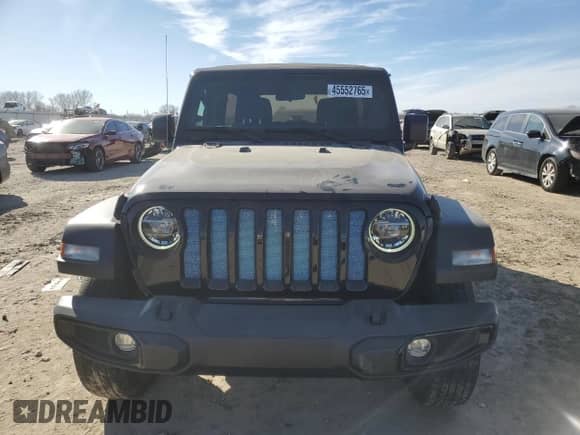 2021 Jeep Wrangler Unlimited Sport с VIN 1C4HJXDGXMW715175, выставлен на аукционе Copart как лот 45552765 с пробегом 18 978 миль миль и Списание • Salvage title. История ставок и продаж доступна на DreamBid. Изображение 5.