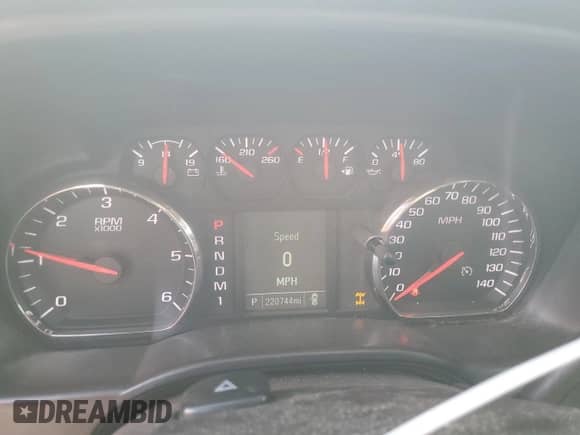 2015 Chevrolet Silverado 3500HD Work Truck with VIN 1GC4KYCG9FF543307, listed as a Copart auction lot 72718634 with 220,744 mi miles and Salvage title. Bid and sale history available at DreamBid. Image 9.