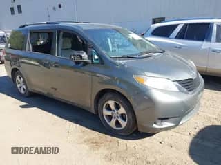 2013 Toyota Sienna LE AAS with VIN 5TDKK3DC9DS325855, listed as a IAAI auction lot 43368243 with 167,967 mi miles and . Bid and sale history available at DreamBid. Image 1.