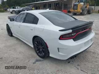 2022 Dodge Charger Scat Pack with VIN 2C3CDXGJ8NH210345, listed as a IAAI auction lot 43180123 with 49,700 mi miles and . Bid and sale history available at DreamBid. Image 3.