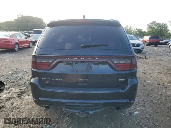 2019 Dodge Durango GT Plus with VIN 1C4RDJDG3KC853373, listed as a Copart auction lot 69112965 with 114,117 mi miles and Salvage title. Bid and sale history available at DreamBid. Image 6.