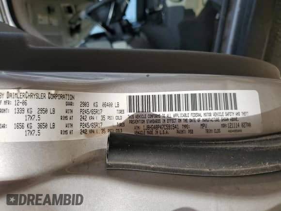2007 Jeep Commander Sport with VIN 1J8HG48P47C591541, listed as a Copart auction lot 84969665 with 234,683 mi miles and Salvage title. Bid and sale history available at DreamBid. Image 13.