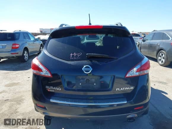 2014 Nissan Murano SL with VIN JN8AZ1MU1EW400591, listed as a IAAI auction lot 41717711 with 158,431 mi miles and . Bid and sale history available at DreamBid. Image 16.