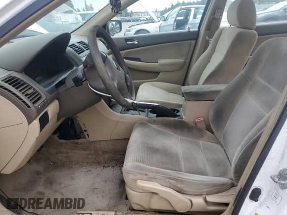 2005 Honda Accord LX with VIN 1HGCM56475A033203, listed as a Copart auction lot 69696325 with 274,297 mi miles and Salvage title. Bid and sale history available at DreamBid. Image 7.