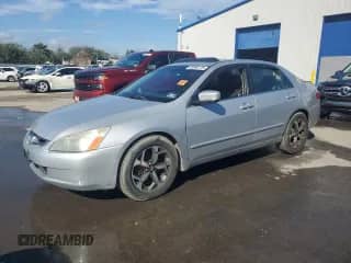 2005 Honda Accord EX-L с VIN 1HGCM66555A076890, выставлен на аукционе Copart как лот 83996175 с пробегом 197 416 миль миль и Списание • Salvage title. История ставок и продаж доступна на DreamBid. Изображение 1.