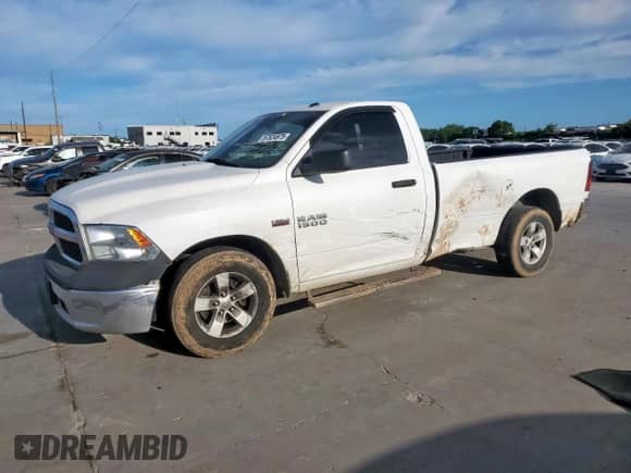 2016 Ram 1500 Tradesman с VIN 3C6JR6DT9GG157461, выставлен на аукционе Copart как лот 57524975 с пробегом 109 355 миль миль и Списание • Salvage title. История ставок и продаж доступна на DreamBid. Изображение 1.