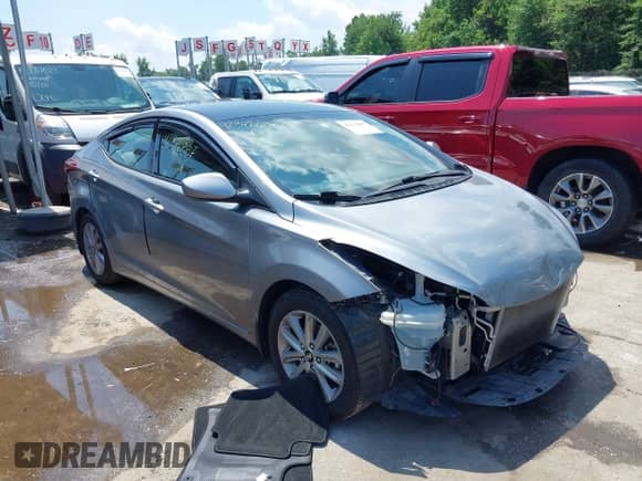 2015 Hyundai Elantra SE z VIN KMHDH4AE2FU223357, wystawiony jako IAAI lot #42376887 z przebiegiem 87 000 mil mil oraz . Historia ofert i sprzedaży dostępna na DreamBid. Obrazek 1.