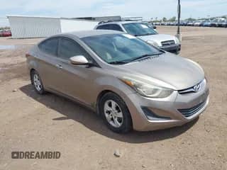 2015 Hyundai Elantra SE z VIN 5NPDH4AE6FH582810, wystawiony jako IAAI lot #43117530 z przebiegiem 276 409 mil mil oraz . Historia ofert i sprzedaży dostępna na DreamBid. Obrazek 1.