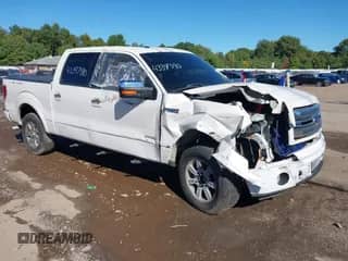 2013 Ford F-150 XL with VIN 1FTFW1ET7DFC97708, listed as a IAAI auction lot 43397980 with 124,877 mi miles and . Bid and sale history available at DreamBid. Image 1.