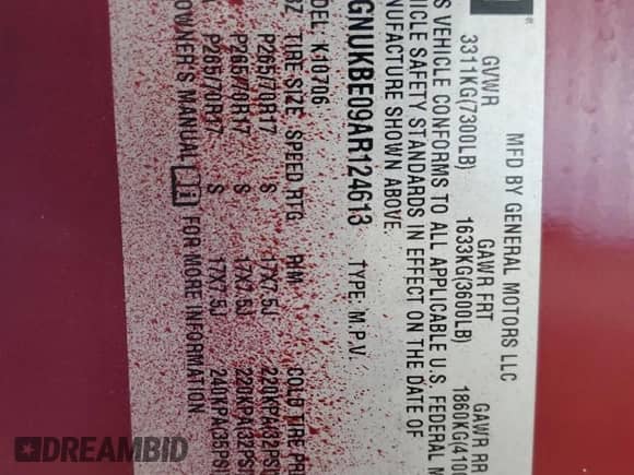 2010 Chevrolet Tahoe LT with VIN 1GNUKBE09AR124613, listed as a Copart auction lot 67435725 with 160,929 mi miles and Salvage title. Bid and sale history available at DreamBid. Image 13.