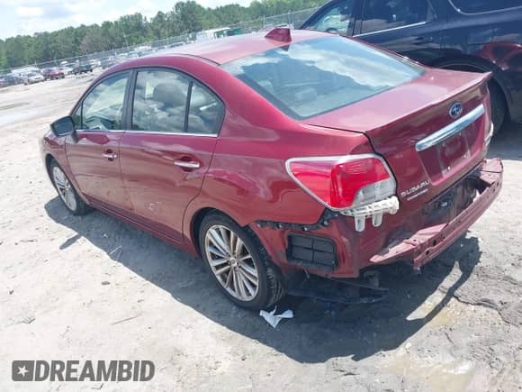 2016 Subaru Impreza Limited with VIN JF1GJAN65GH003525, listed as a IAAI auction lot 42506079 with 132,568 mi miles and . Bid and sale history available at DreamBid. Image 3.