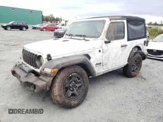 2024 Jeep Wrangler Willys with VIN 1C4PJXAG4RW273324, listed as a Copart auction lot 70769794 with Not provided miles and Salvage title. Bid and sale history available at DreamBid. Image 1.