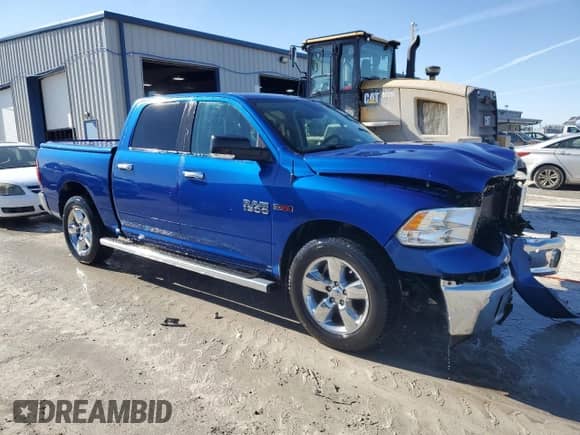2016 Ram 1500 SLT with VIN 1C6RR7LM7GS239233, listed as a Copart auction lot 46272075 with 65,602 mi miles and Salvage title. Bid and sale history available at DreamBid. Image 4.