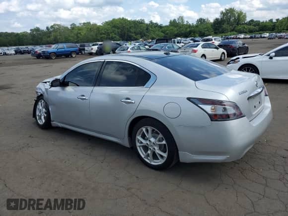 2014 Nissan Maxima SV with VIN 1N4AA5AP8EC462487, listed as a Copart auction lot 64989375 with 292,648 mi miles and Non repairable. Bid and sale history available at DreamBid. Image 2.