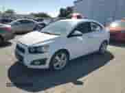 2014 Chevrolet Sonic LTZ with VIN 1G1JE5SB8E4226488, listed as a Copart auction lot 71453255 with 146,249 mi miles and Clean title. Bid and sale history available at DreamBid. Image 1.