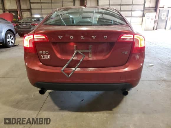 2012 Volvo S60 T5 с VIN YV1622FS4C2110268, выставлен на аукционе Copart как лот 80958025 с пробегом 138 502 миль миль и Списание • Salvage title. История ставок и продаж доступна на DreamBid. Изображение 6.