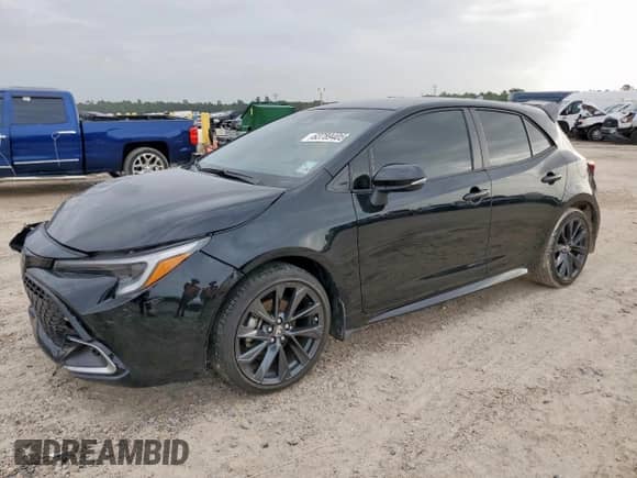 2023 Toyota Corolla XSE z VIN JTNC4MBE6P3202380, wystawiony jako Copart lot #63789405 z przebiegiem 49 850 mil mil oraz Szkoda całkowita • Salvage title. Historia ofert i sprzedaży dostępna na DreamBid. Obrazek 1.