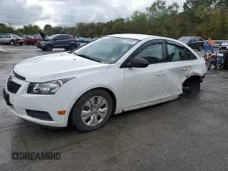 2014 Chevrolet Cruze LS with VIN 1G1PB5SH1E7471851, listed as a Copart auction lot 81792205 with 85,961 mi miles and Salvage title. Bid and sale history available at DreamBid. Image 1.