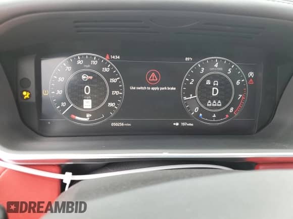 2020 Land Rover Range Rover Sport SVR with VIN SALWZ2RE8LA709700, listed as a Copart auction lot 45527625 with 50,256 mi miles and Non repairable. Bid and sale history available at DreamBid. Image 9.