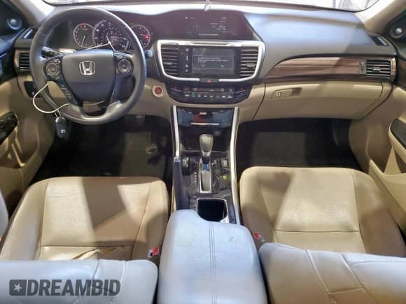 2016 Honda Accord EX-L with VIN 1HGCR3F8XGA019548, listed as a Copart auction lot 90322295 with 100,870 mi miles and Salvage title. Bid and sale history available at DreamBid. Image 8.