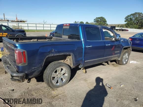 2018 GMC Sierra 1500 SLT with VIN 3GTU2NECXJG462087, listed as a Copart auction lot 84990295 with Not provided miles and Non repairable. Bid and sale history available at DreamBid. Image 3.