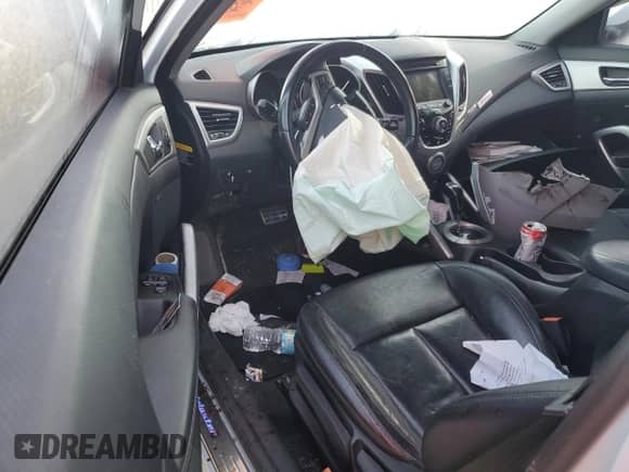 2015 Hyundai Veloster RE:FLEX with VIN KMHTC6AD0FU219689, listed as a Copart auction lot 71928015 with Not provided miles and Salvage title. Bid and sale history available at DreamBid. Image 8.