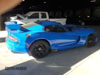 2017 Dodge Viper with VIN 1C3BDEDZXHV500754, listed as a Copart auction lot 75449334 with 31,027 mi miles and Salvage title. Bid and sale history available at DreamBid. Image 3.
