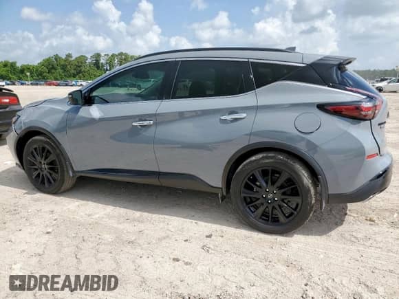 2024 Nissan Murano SV с VIN 5N1AZ2BJ6RC107802, выставлен на аукционе Copart как лот 62018345 с пробегом 45 миль миль и На запчасти • Non repairable. История ставок и продаж доступна на DreamBid. Изображение 2.
