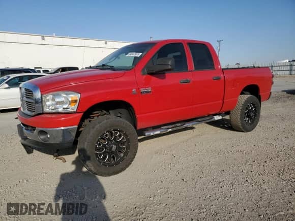 2008 Dodge 2500 SLT with VIN 3D7KS28A38G192331, listed as a Copart auction lot 69042905 with 214,040 mi miles and Salvage title. Bid and sale history available at DreamBid. Image 1.