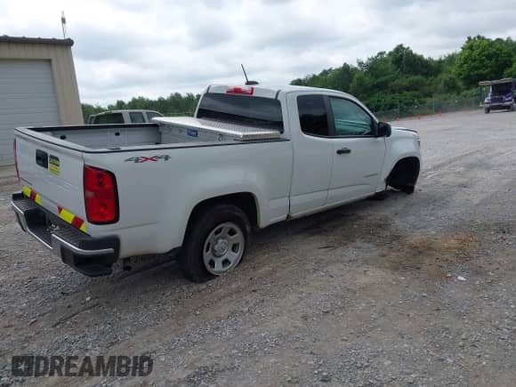 2022 Chevrolet Colorado 4WD Work Truck with VIN 1GCHTBEA6N1140563, listed as a IAAI auction lot 42282525 with 65,735 mi miles and . Bid and sale history available at DreamBid. Image 4.