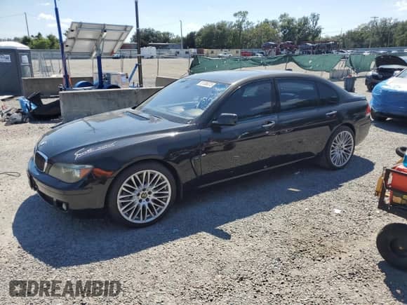 2008 BMW 7 Series 750Li with VIN WBAHN83548DT84179, listed as a Copart auction lot 81306375 with Not provided miles and Clean title. Bid and sale history available at DreamBid. Image 1.
