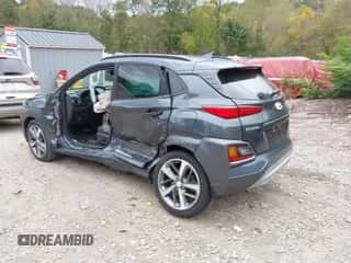 2019 Hyundai Kona Limited with VIN KM8K3CA55KU224755, listed as a IAAI auction lot 43438032 with 55,351 mi miles and . Bid and sale history available at DreamBid. Image 3.