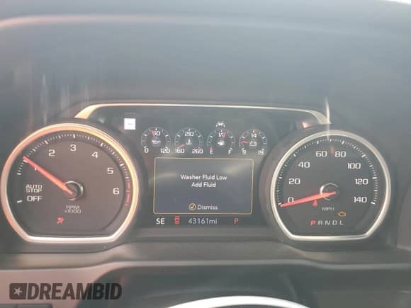 2020 Chevrolet Silverado 1500 High Country with VIN 1GCUYHED4LZ160984, listed as a Copart auction lot 62742345 with 43,161 mi miles and Salvage title. Bid and sale history available at DreamBid. Image 9.