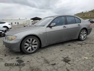 2004 BMW 7 Series with VIN WBAGL63534DP72679, listed as a Copart auction lot 48089885 with 145,380 mi miles and Clean title. Bid and sale history available at DreamBid. Image 1.