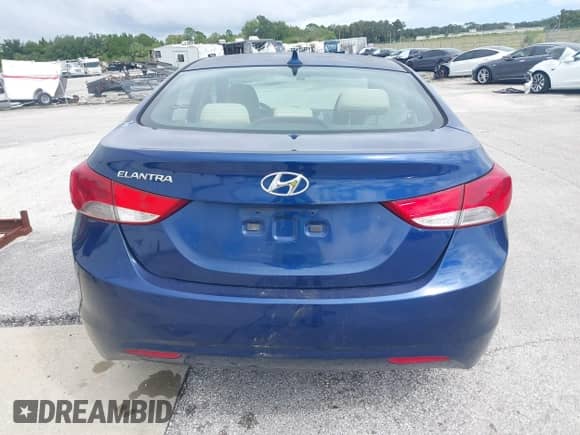 2013 Hyundai Elantra GLS with VIN KMHDH4AE4DU495986, listed as a IAAI auction lot 40154017 with 173,883 mi miles and . Bid and sale history available at DreamBid. Image 15.