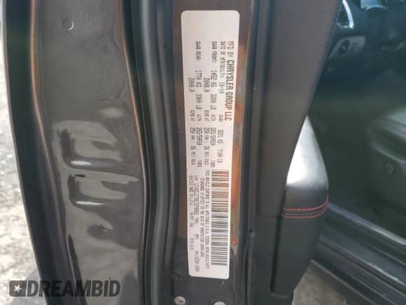 2014 Dodge Durango R/T with VIN 1C4SDJCT0EC978982, listed as a Copart auction lot 70347785 with 136,373 mi miles and Salvage title. Bid and sale history available at DreamBid. Image 13.