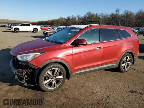 2015 Hyundai Santa Fe Limited z VIN KM8SRDHF5FU109582, wystawiony jako Copart lot #85726044 z przebiegiem 92 931 mil mil oraz Szkoda całkowita • Salvage title. Historia ofert i sprzedaży dostępna na DreamBid. Obrazek 1.