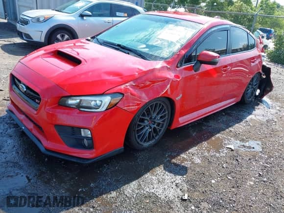 2017 Subaru WRX STI with VIN JF1VA2V67H9817958, listed as a IAAI auction lot 42580579 with 101,752 mi miles and . Bid and sale history available at DreamBid. Image 2.