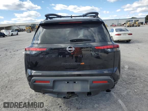 2023 Nissan Pathfinder с VIN 1N1DR3BD4PM239564, выставлен на аукционе Copart как лот 86224064 с пробегом 37 451 миль миль и Списание • Salvage title. История ставок и продаж доступна на DreamBid. Изображение 6.