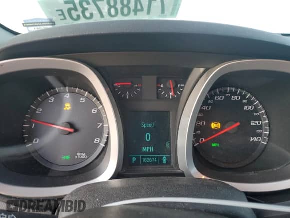 2011 Chevrolet Equinox 2LT with VIN 2CNALPECXB6295184, listed as a Copart auction lot 71488735 with 162,674 mi miles and Salvage title. Bid and sale history available at DreamBid. Image 9.