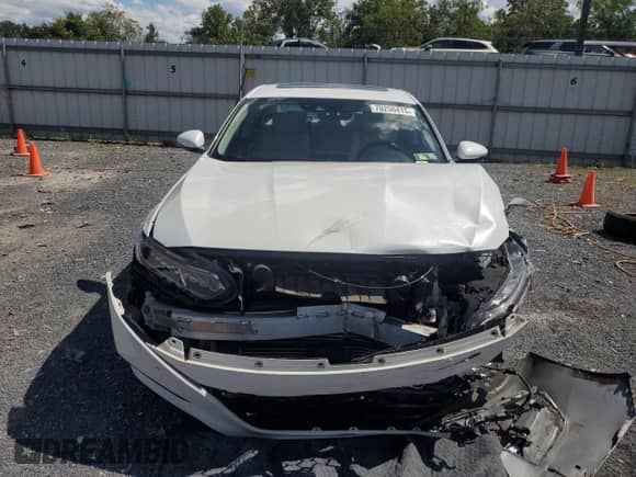2020 Honda Accord Touring with VIN 1HGCV2F95LA003587, listed as a Copart auction lot 70256415 with 46,905 mi miles and Salvage title. Bid and sale history available at DreamBid. Image 5.