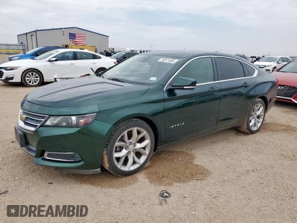 2015 Chevrolet Impala LT with VIN 2G1115SL9F9250480, listed as a Copart auction lot 70211405 with 122,234 mi miles and Salvage title. Bid and sale history available at DreamBid. Image 1.