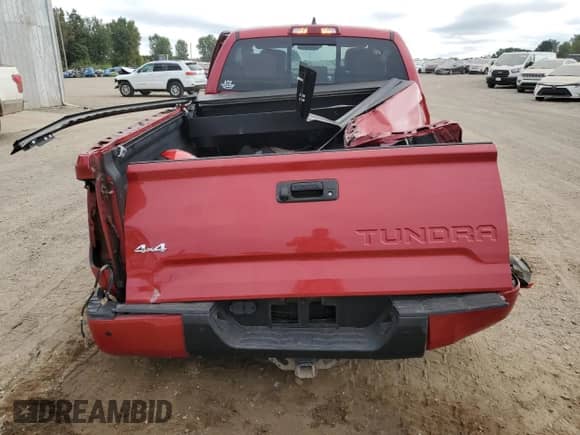 2020 Toyota Tundra Limited z VIN 5TFBY5F14LX901558, wystawiony jako Copart lot #81123045 z przebiegiem 42 953 mil mil oraz Szkoda całkowita • Salvage title. Historia ofert i sprzedaży dostępna na DreamBid. Obrazek 6.