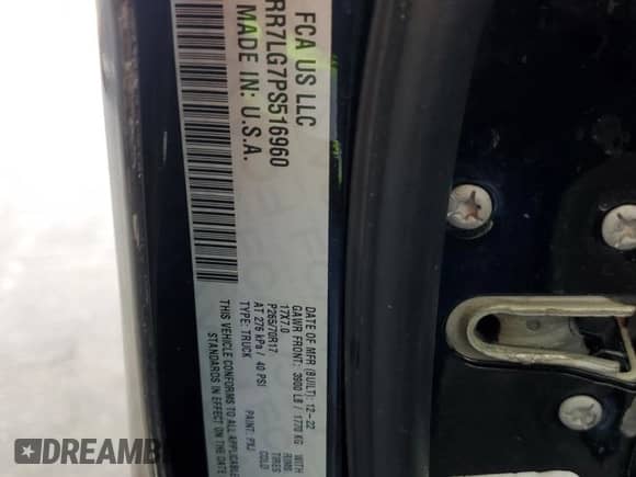 2023 Ram 1500 SLT z VIN 1C6RR7LG7PS516960, wystawiony jako Copart lot #81001085 z przebiegiem 69 193 mil mil oraz Nie do naprawy • Non repairable. Historia ofert i sprzedaży dostępna na DreamBid. Obrazek 14.