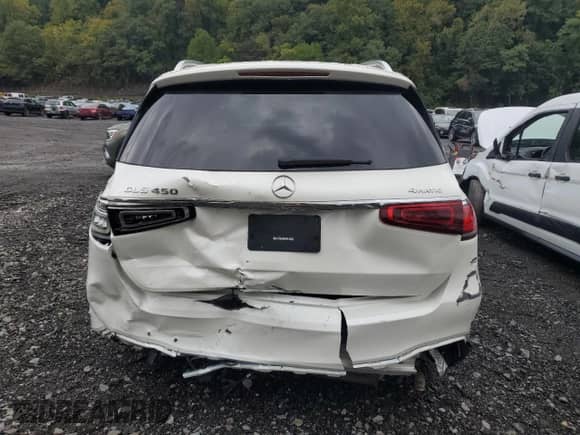 2022 Mercedes-Benz GLS 450 z VIN 4JGFF5KE8NA690317, wystawiony jako Copart lot #84260415 z przebiegiem 22 792 mil mil oraz Szkoda całkowita • Salvage title. Historia ofert i sprzedaży dostępna na DreamBid. Obrazek 6.