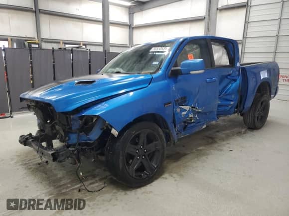 2018 Ram 1500 Sport z VIN 1C6RR6MT3JS193424, wystawiony jako Copart lot #82650454 z przebiegiem 114 297 mil mil oraz Czysty tytuł • Clean title. Historia ofert i sprzedaży dostępna na DreamBid. Obrazek 1.