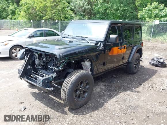 2022 Jeep Wrangler Unlimited Willys Sport с VIN 1C4HJXDM8NW135415, выставлен на аукционе IAAI как лот 42625492 с пробегом 84 780 миль миль и . История ставок и продаж доступна на DreamBid. Изображение 2.