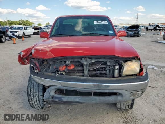 2004 Toyota Tacoma PreRunner with VIN 5TENM92N74Z464206, listed as a Copart auction lot 84038115 with 217,428 mi miles and Salvage title. Bid and sale history available at DreamBid. Image 5.