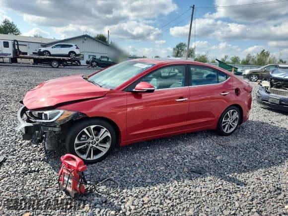 2017 Hyundai Elantra SE with VIN 5NPD84LF0HH094879, listed as a Copart auction lot 81233885 with 148,595 mi miles and Salvage title. Bid and sale history available at DreamBid. Image 1.